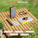 Portable Power Bank – Solar-Powered & Multi-Functional