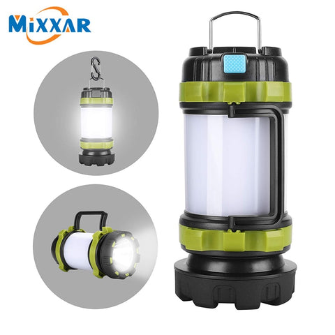 Portable LED Rechargeable Camping Lantern and Flashlight