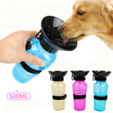 Dog Drinking Water Bottle